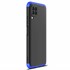 Microsonic Huawei P40 Lite Kılıf Double Dip 360 Protective Siyah Mavi 2