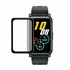 Microsonic Huawei Watch Fit Tam Kaplayan Temperli Cam Full Ekran Koruyucu Siyah 1