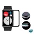 Microsonic Huawei Watch Fit 2 Tam Kaplayan Nano Cam Ekran Koruyucu Siyah 3