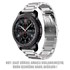 Microsonic Samsung Galaxy Watch 3 41mm Metal Stainless Steel Kordon Gümüş 2