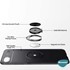 Microsonic Huawei Honor 7S Kılıf Kickstand Ring Holder Siyah Rose 5