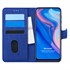 Microsonic Huawei Y9 Prime 2019 Kılıf Fabric Book Wallet Lacivert 1