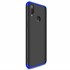 Microsonic Samsung Galaxy A10s Kılıf Double Dip 360 Protective Siyah Mavi 2