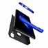 Microsonic Samsung Galaxy A10s Kılıf Double Dip 360 Protective Siyah Mavi 3