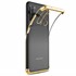 Microsonic Samsung Galaxy A21 Kılıf Skyfall Transparent Clear Gold 2