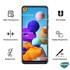 Microsonic Samsung Galaxy A21 Temperli Cam Ekran Koruyucu 5