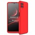 Microsonic Samsung Galaxy M32 4G Kılıf Double Dip 360 Protective Kırmızı 1