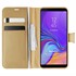 Microsonic Samsung Galaxy A7 2018 Kılıf Delux Leather Wallet Gold 1