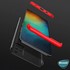 Microsonic Samsung Galaxy A71 Kılıf Double Dip 360 Protective Siyah Kırmızı 3