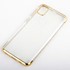 Microsonic Samsung Galaxy A71 Kılıf Skyfall Transparent Clear Gold 3