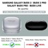 Microsonic Samsung Galaxy Buds Live Kılıf Süslü Renkli Kalp Desenli Mor 3