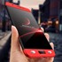 Microsonic Samsung Galaxy J7 Prime Kılıf Double Dip 360 Protective Siyah Kırmızı 5