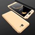 Microsonic Samsung Galaxy J7 Prime Kılıf Double Dip 360 Protective Gold 3