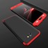 Microsonic Samsung Galaxy J7 Prime Kılıf Double Dip 360 Protective Siyah Kırmızı 3