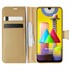Microsonic Samsung Galaxy M31 Kılıf Delux Leather Wallet Gold 1