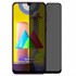 Microsonic Samsung Galaxy M31 Privacy 5D Gizlilik Filtreli Cam Ekran Koruyucu Siyah 1