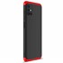 Microsonic Samsung Galaxy M51 Kılıf Double Dip 360 Protective Siyah Kırmızı 2