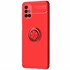 Microsonic Samsung Galaxy M51 Kılıf Kickstand Ring Holder Kırmızı 2
