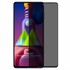 Microsonic Samsung Galaxy M51 Privacy 5D Gizlilik Filtreli Cam Ekran Koruyucu Siyah 1