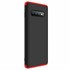 Microsonic Samsung Galaxy S10 Kılıf Double Dip 360 Protective Siyah Kırmızı 2