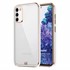 Microsonic Samsung Galaxy S20 FE Kılıf Laser Plated Soft Beyaz 1