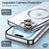 Microsonic Samsung Galaxy S24 Ultra Kılıf MagSafe Luxury Electroplate Sierra Mavisi 7