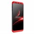Microsonic Samsung Galaxy S9 Plus Kılıf Double Dip 360 Protective Siyah Kırmızı 2