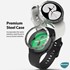 Microsonic Samsung Galaxy Watch 4 Classic 46MM Spor Koruyucu Metal Çerçeve Bezel Siyah 3