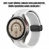 Microsonic Samsung Galaxy Watch 5 40mm Kordon Ribbon Line Beyaz 2