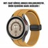 Microsonic Samsung Galaxy Watch 6 44mm Kordon Ribbon Line Sarı 2