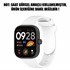 Microsonic Xiaomi Redmi Watch 4 Kordon Silicone Sport Band Beyaz 2