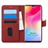 Microsonic Xiaomi Mi Note 10 Lite Kılıf Fabric Book Wallet Kırmızı 1