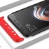 Microsonic Xiaomi Mi 8 Kılıf Double Dip 360 Protective Siyah Kırmızı 5