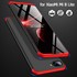 Microsonic Xiaomi Mi 8 Lite Kılıf Double Dip 360 Protective Siyah Kırmızı 4