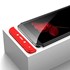 Microsonic Xiaomi Redmi 6A Kılıf Double Dip 360 Protective Siyah Kırmızı 4