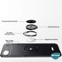 Microsonic Xiaomi Redmi 6A Kılıf Kickstand Ring Holder Siyah 5