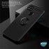 Microsonic Xiaomi Redmi 10A Kılıf Kickstand Ring Holder Siyah Rose 5