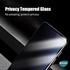 Microsonic Samsung Galaxy A73 5G Privacy 5D Gizlilik Filtreli Cam Ekran Koruyucu Siyah 7