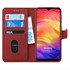 Microsonic Xiaomi Redmi Note 7 Kılıf Fabric Book Wallet Kırmızı 1