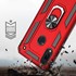 Microsonic Xiaomi Redmi Note 7 Kılıf Military Ring Holder Kırmızı 3