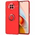 Microsonic Xiaomi Redmi Note 9 Pro 5G Kılıf Kickstand Ring Holder Kırmızı 1