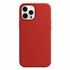Microsonic Apple iPhone 12 Pro Max Kılıf Liquid Lansman Silikon Koyu Kırmızı 2