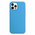 Microsonic Apple iPhone 12 Pro Max Kılıf Liquid Lansman Silikon Mavi 2