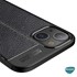 Microsonic Apple iPhone 13 Kılıf Deri Dokulu Silikon Siyah 4