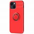 Microsonic Apple iPhone 13 Kılıf Kickstand Ring Holder Kırmızı 2