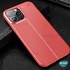 Microsonic Apple iPhone 13 Pro Kılıf Deri Dokulu Silikon Kırmızı 6