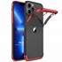 Microsonic Apple iPhone 13 Pro Max Kılıf Skyfall Transparent Clear Kırmızı 1