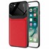 Microsonic Apple iPhone 8 Kılıf Uniq Leather Kırmızı 1