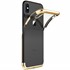 Microsonic Apple iPhone X Kılıf Skyfall Transparent Clear Gold 2