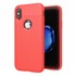Microsonic Apple iPhone XS 5 8 Kılıf Deri Dokulu Silikon Kırmızı 1